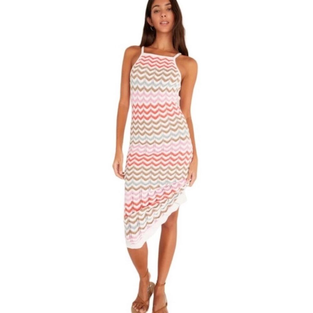 Rachel Zoe Crochet Knit Maxi Dress